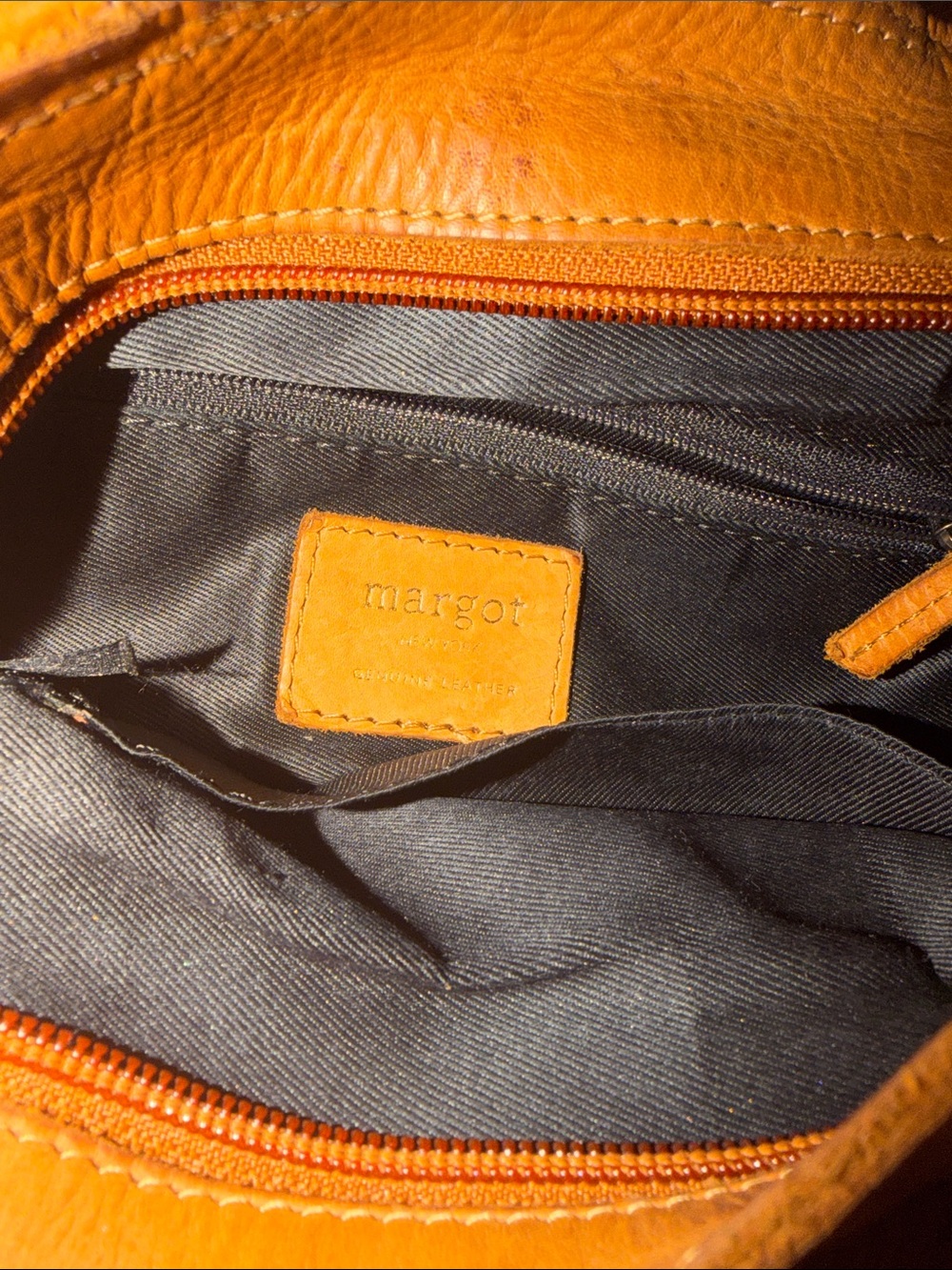 margot Tan Leather Crossbody Bag with Tassel - Picture 7 of 16